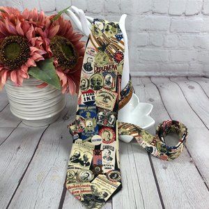 museum artifacts silk Tie vintage presidential elections